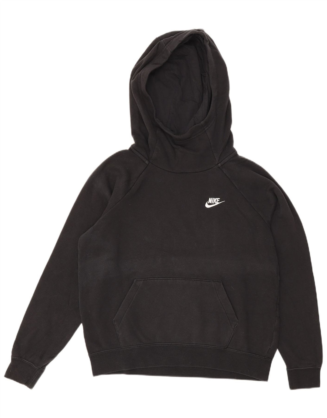 Damski sweter oversize z kapturem Nike UK 14, średni czarny, bawełniany