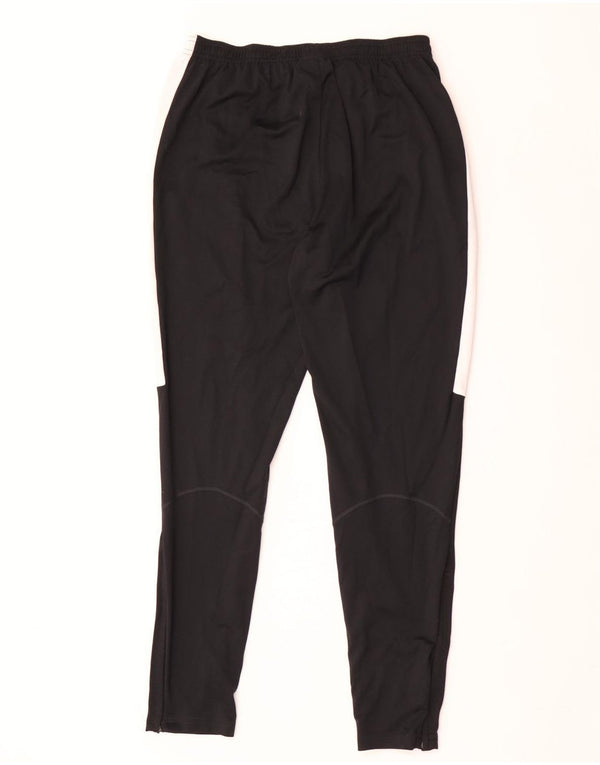 Męskie spodnie dresowe Nike Dri Fit, duży czarny poliester z blokami kolorów