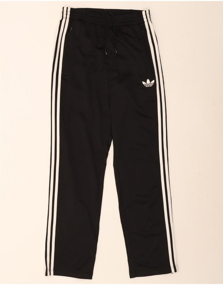 Męskie spodnie dresowe Adidas, małe, czarne, poliestrowe
