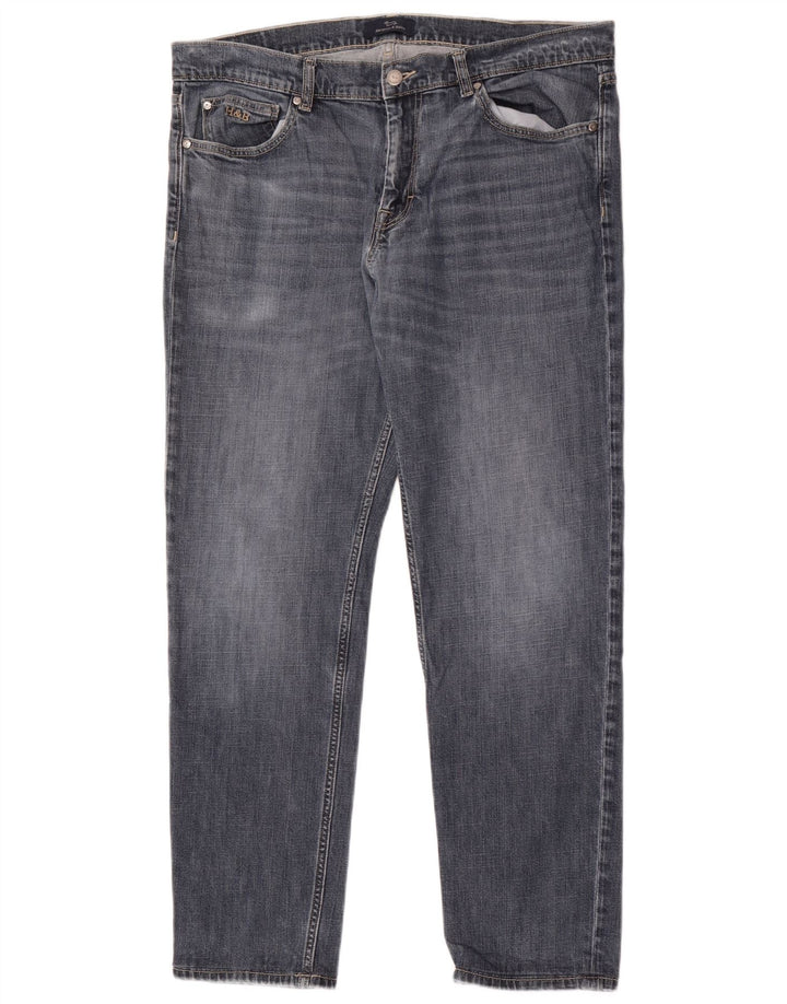 Harmont & Blaine Męskie jeansy slim W36 L31 Niebieskie bawełniane