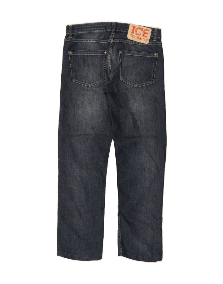 ICEBERG Womens Straight Jeans W30 L28 Blue Cotton Vintage Iceberg and Second-Hand Iceberg from Messina Hembry 