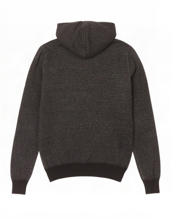 Męski sweter z kapturem Guess By Marciano, mały, szary, bawełniany