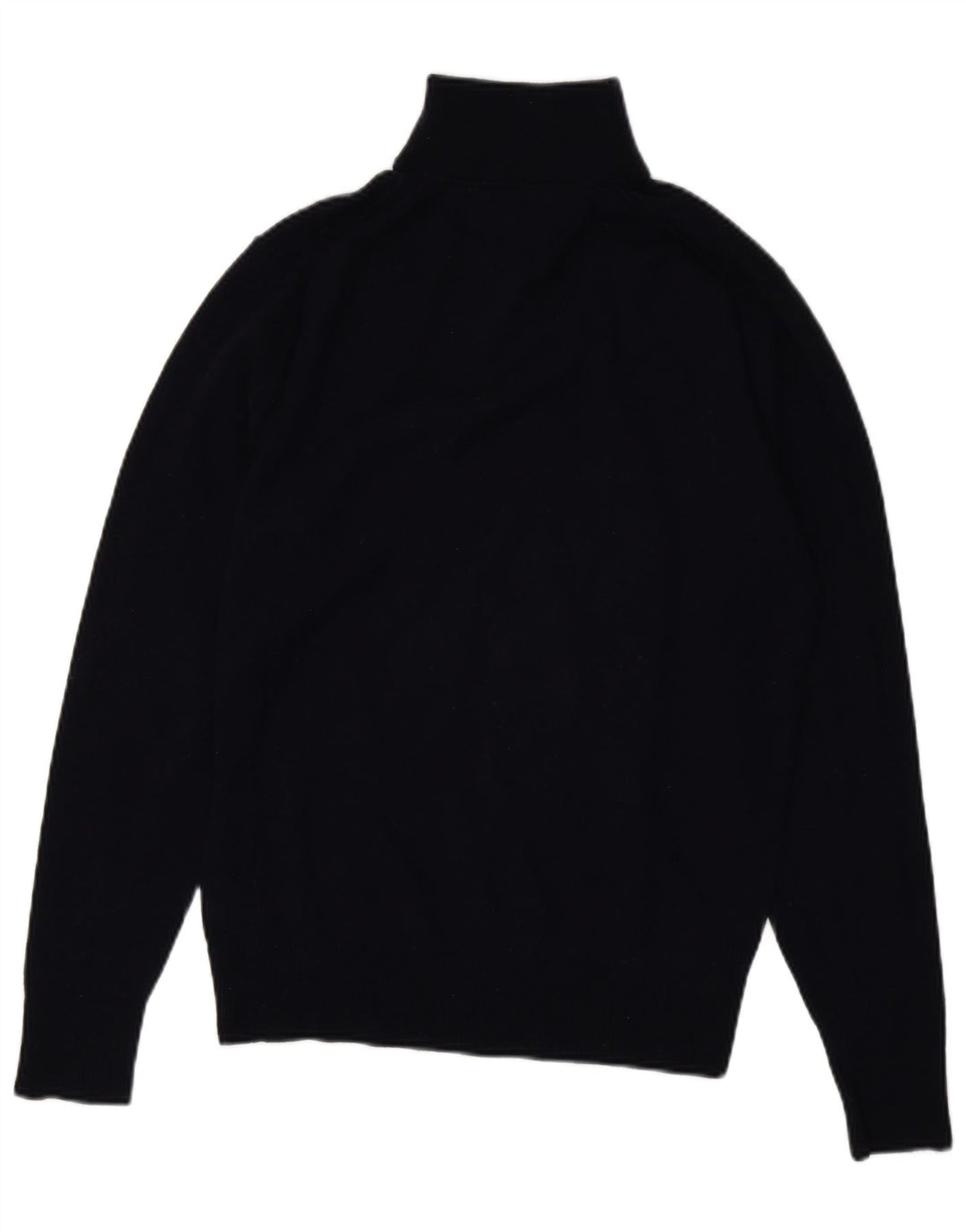 TOMMY HILFIGER Męski sweter zapinany na zamek, duży, granatowy, z owczej wełny