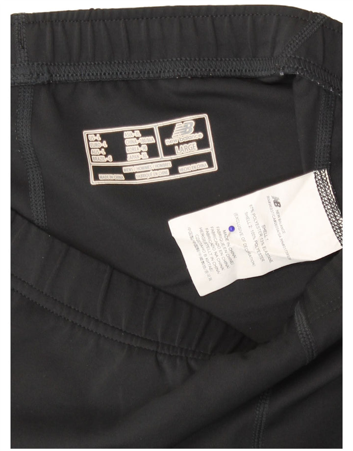 Legginsy damskie New Balance UK 14, duże, czarne, poliestrowe