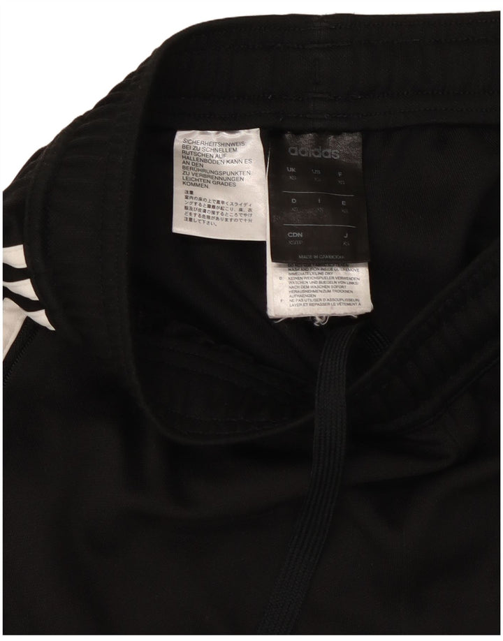 Męskie spodnie dresowe ADIDAS Climalite XS, czarny poliester