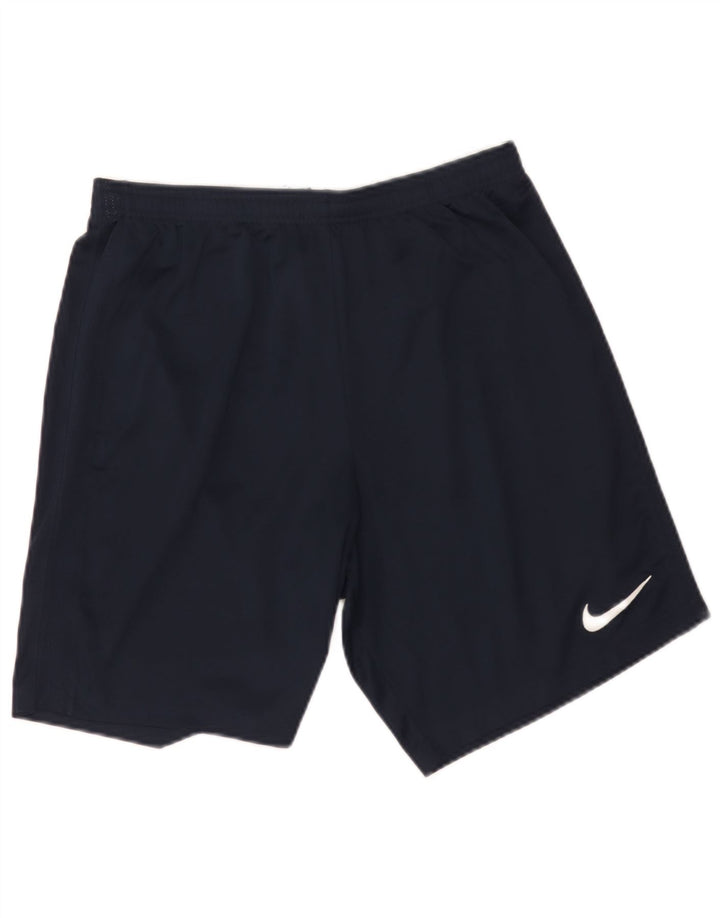 Męskie spodenki sportowe Nike Dri Fit, duże, granatowe, z poliestru
