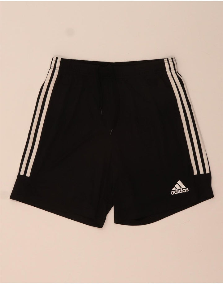 Męskie spodenki sportowe Adidas Aeroready, średni czarny poliester
