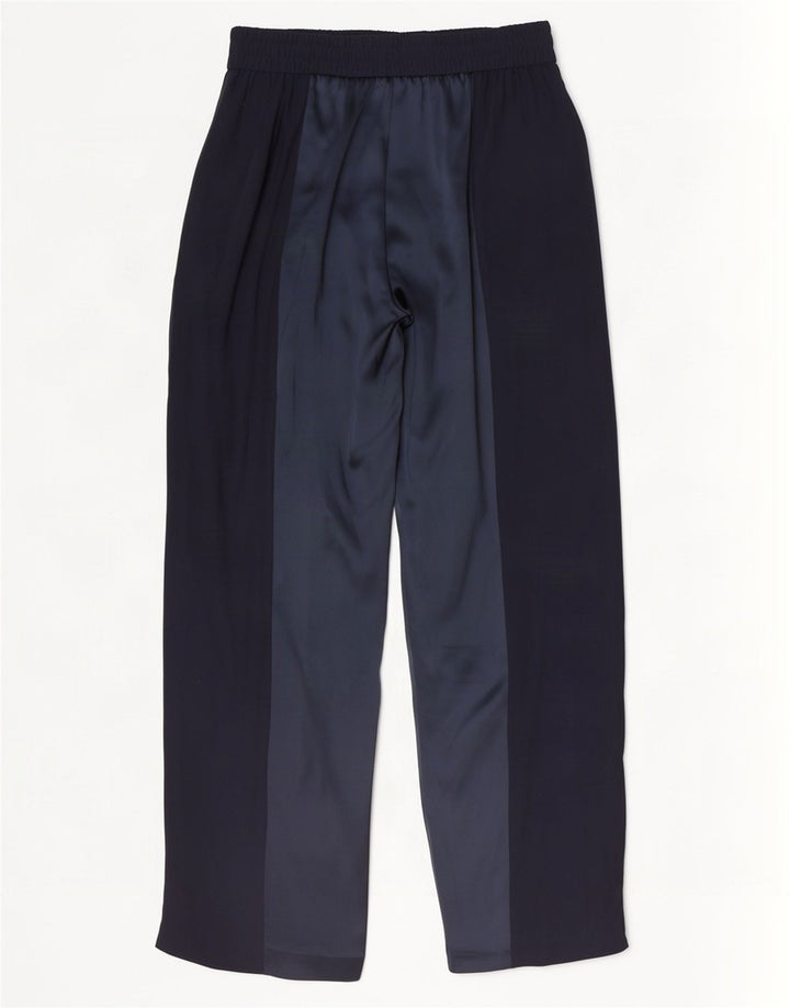 Damskie spodnie codzienne Escada EU 38 Medium W32 L29 Granatowe, z blokami kolorów