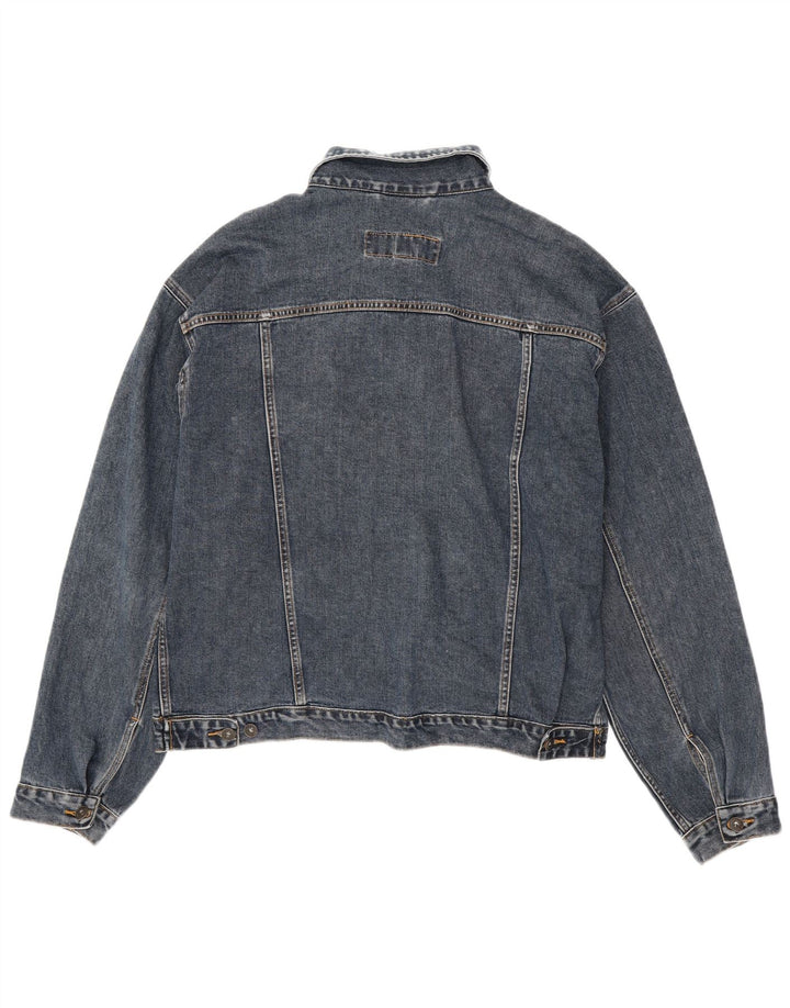 Męska kurtka dżinsowa OLD NAVY UK 40, duża, granatowa, bawełniana