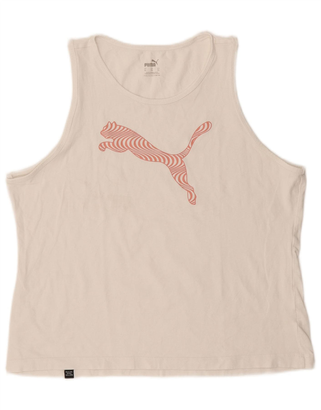Damska kamizelka z grafiką Puma UK 18 XL, biała