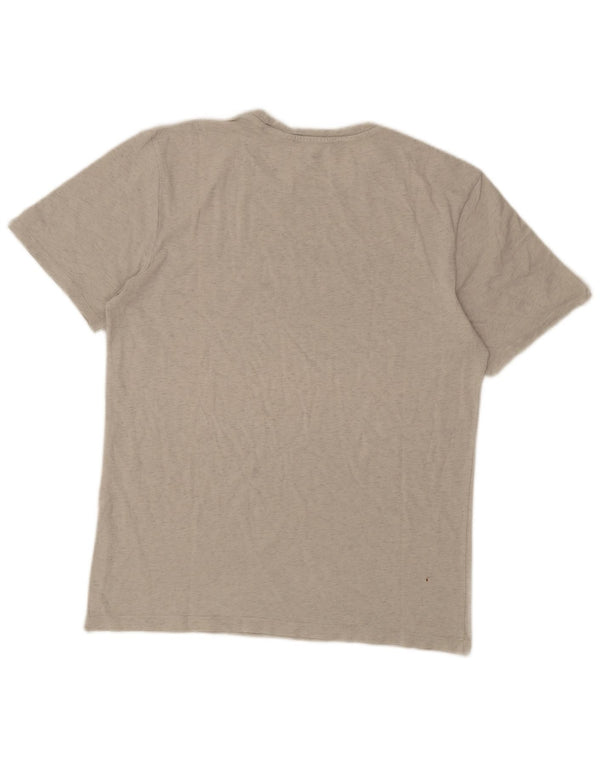 Męski T-shirt z grafiką Levi's, duży, szary, nakrapiany
