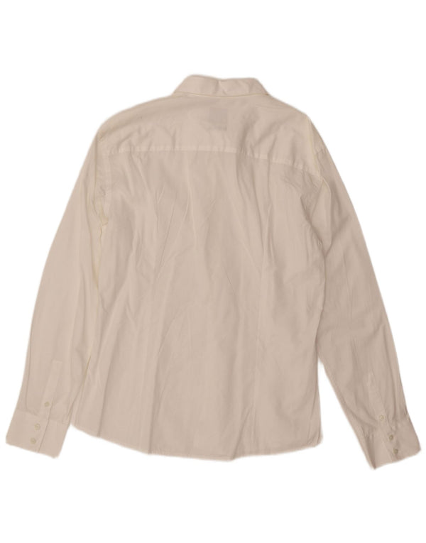 Koszula męska CALVIN KLEIN o dopasowanym kroju XL, biała