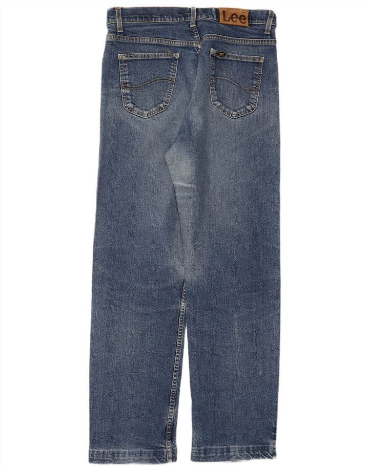 LEE Męskie dżinsy Brooklyn Straight W36 L34 Niebieskie bawełniane