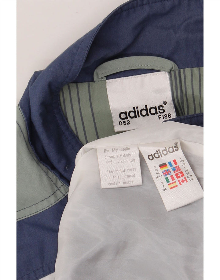 Bezrękawnik męski ADIDAS UK 42/44, duży, wielokolorowy poliester z blokami kolorów
