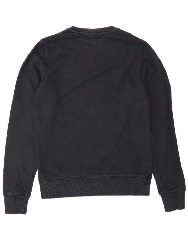 Męski sweter New Balance, mały, czarny, bawełniany