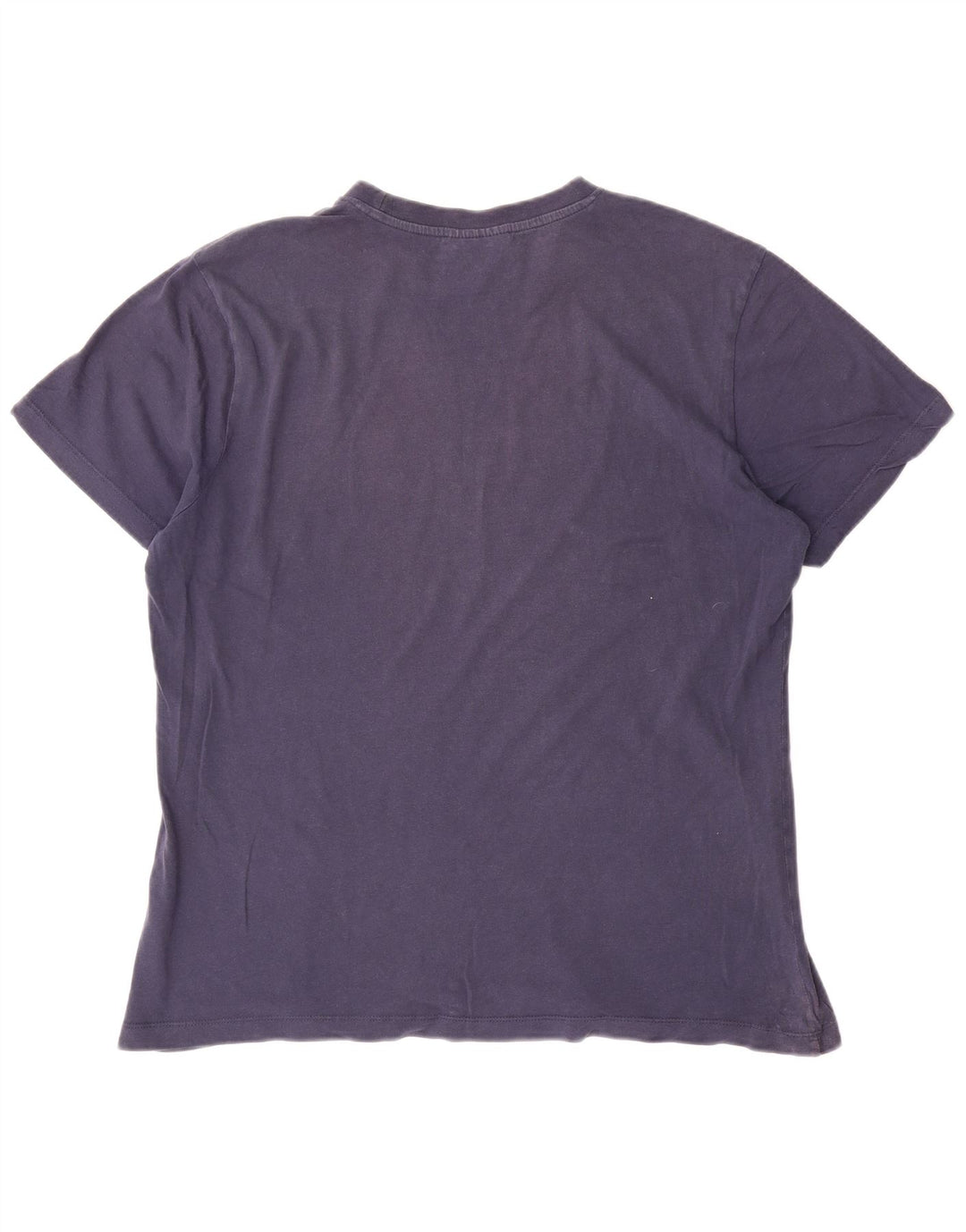 Męski T-shirt z grafiką Kappa, duży, granatowy, bawełniany