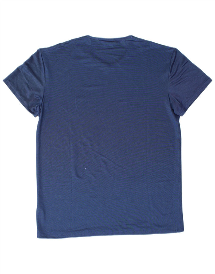 T-shirt damski FILA Top UK 14, duży, niebieski, poliester