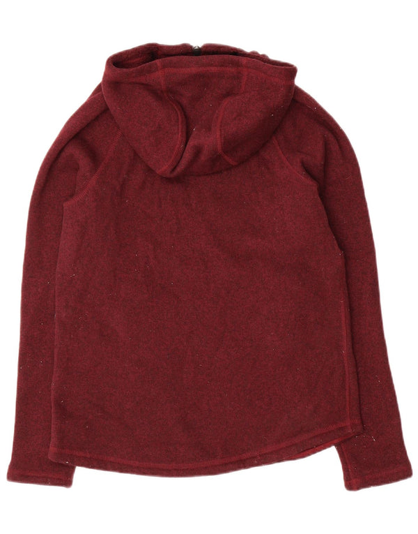 Damska bluza z kapturem The North Face Sherpa UK 6 XS, bordowa, nakrapiana