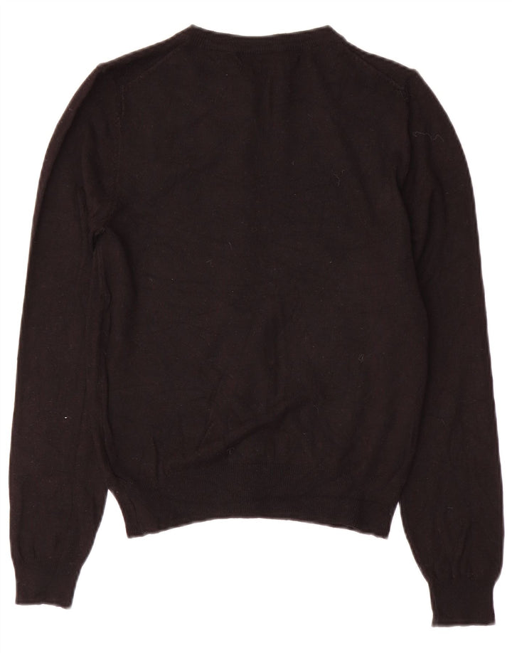 Marks & Spencer Damski sweter kardigan UK 8 Small Black Wiskoza