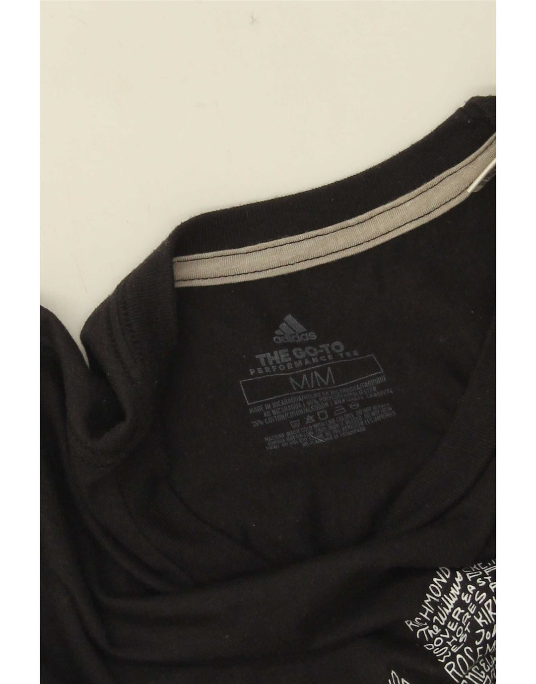 Adidas Męska koszulka z grafiką Orlando Top, średni czarny poliester