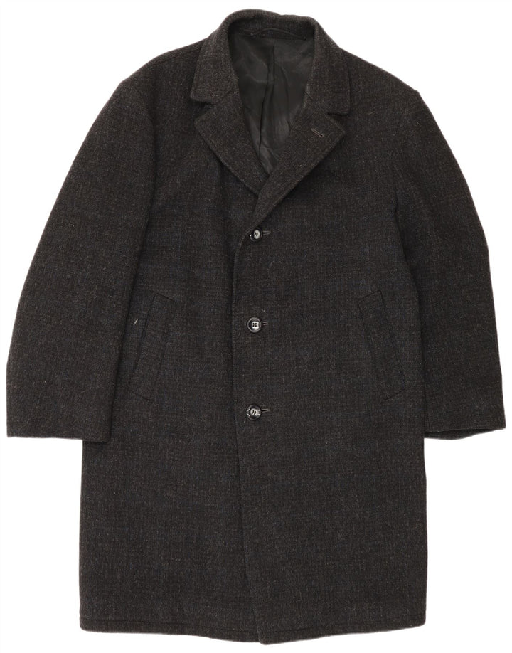 Płaszcz męski Vintage UK 38 średni szary