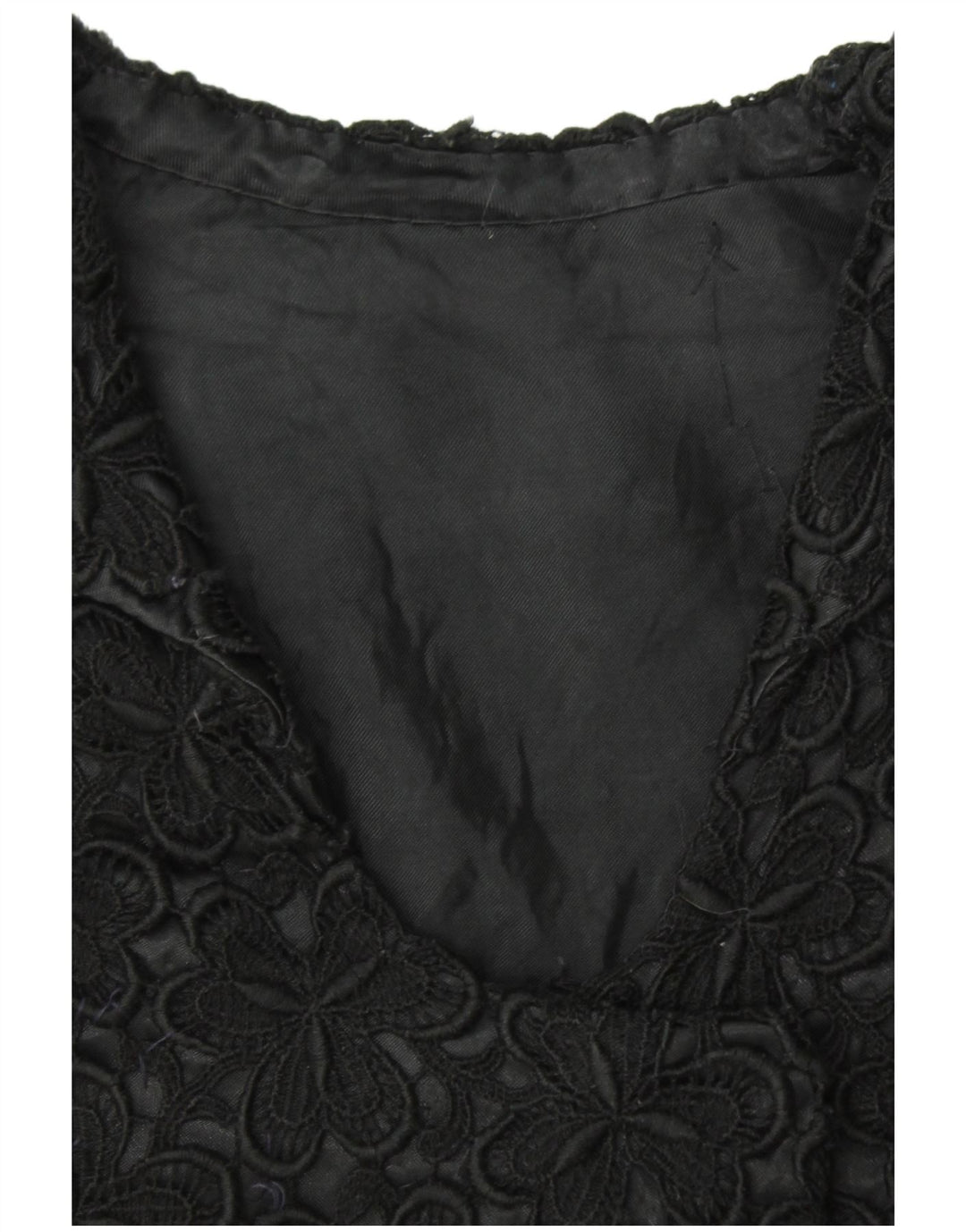 Damska marynarka z krótkim rękawem VINTAGE UK 12, średnia czarna w kwiaty