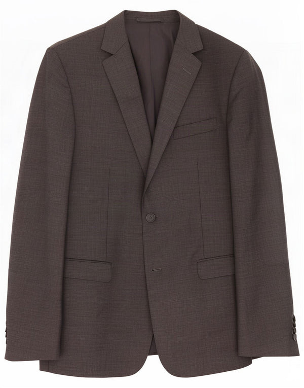Z ZEGNA Męska marynarka zapinana na 2 guziki IT 52 XL Szara wełna