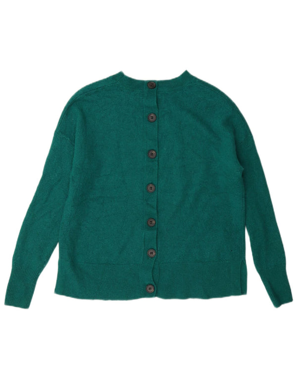 Damski sweter oversize Hobbs z okrągłym dekoltem UK 6 XS, zielona wełna