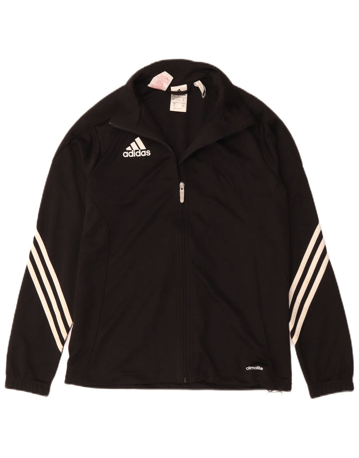 Adidas Chłopięca Kurtka Dresowa Climalite 13-14 Lat Czarny Poliester