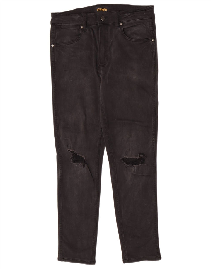Damskie jeansy Wrangler w trudnej sytuacji W30 L26, czarne, bawełniane