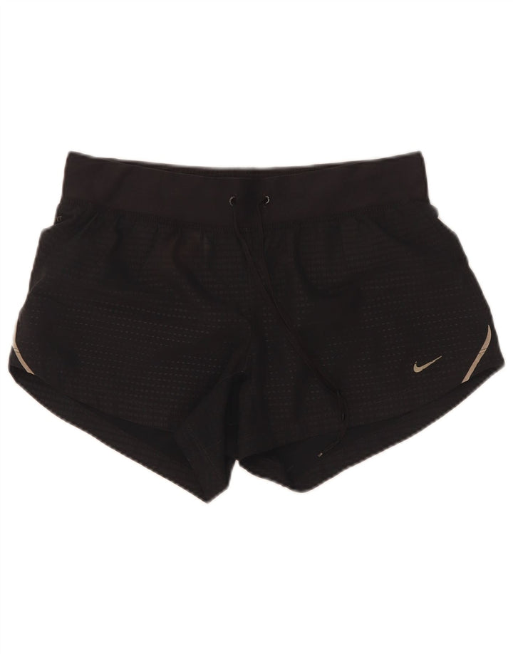 Damskie spodenki sportowe Nike UK 10, małe, czarne w cętki