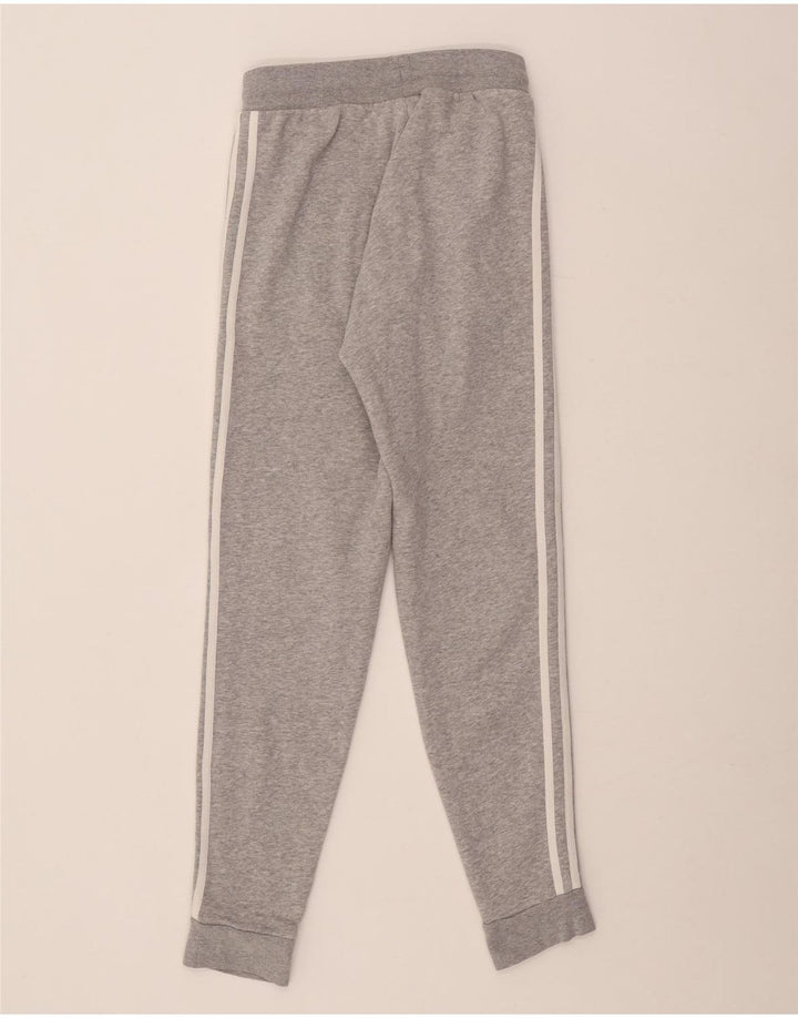 Damskie spodnie dresowe Adidas Joggers Średnioszare, bawełniane nakrapiane