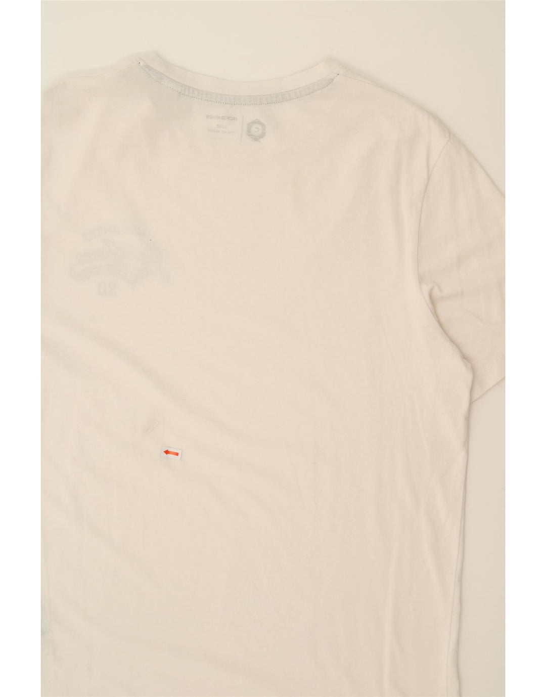 JACK & JONES Mens T-Shirt Top Small White Cotton Vintage Jack & Jones and Second-Hand Jack & Jones from Messina Hembry 