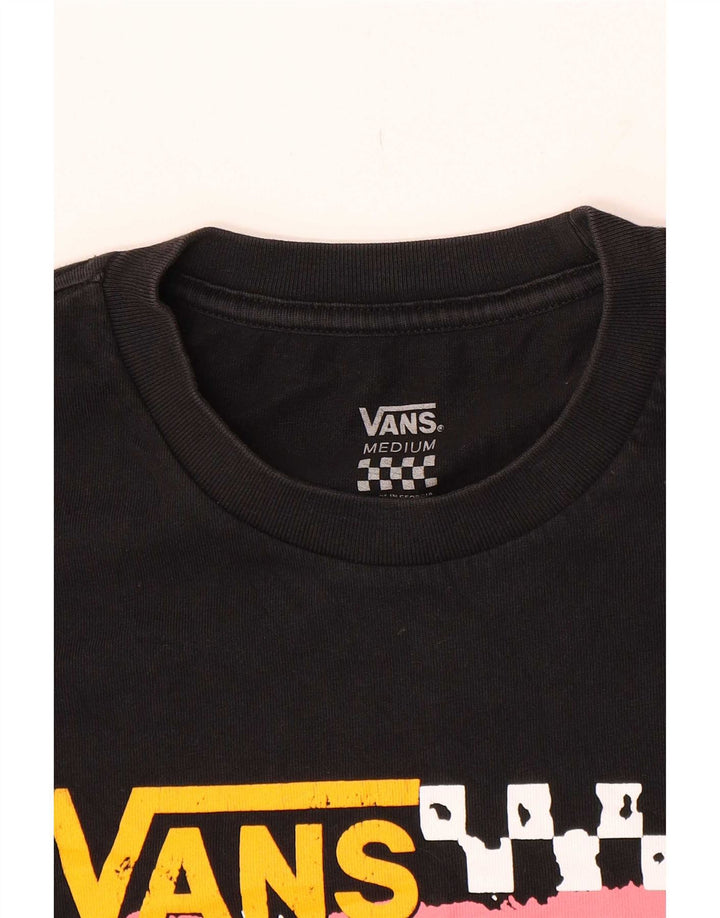 Męski T-shirt z grafiką Vans, średni czarny