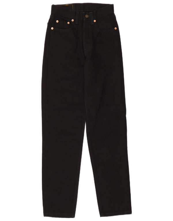 Levi's Womens 891 Tapered Jeans W26 L30 Black Cotton