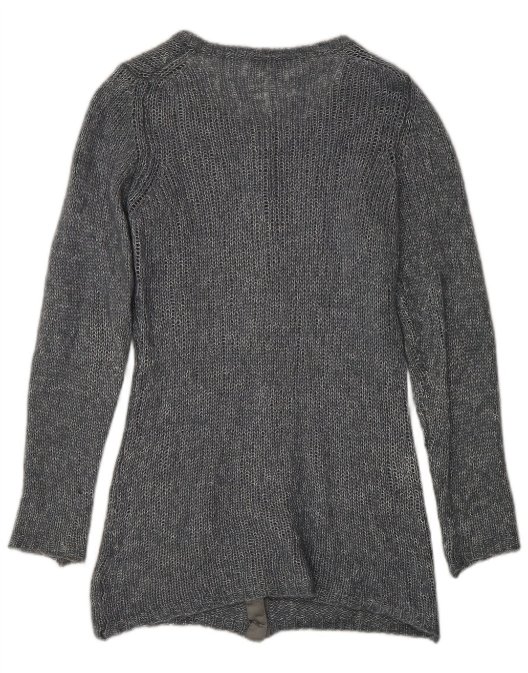 Sweter damski Fred Perry Cardigan UK 14 Large, szara, nakrapiana wiskoza