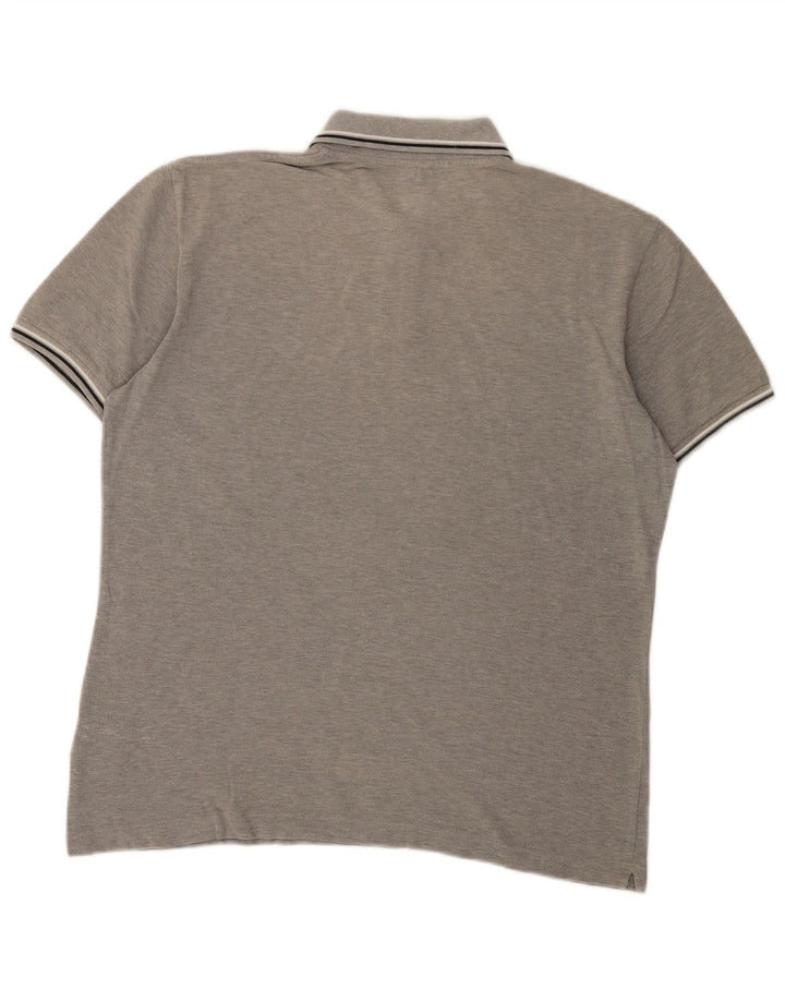 Męska koszulka polo Marina Yachting XL, szara, bawełniana w plamki