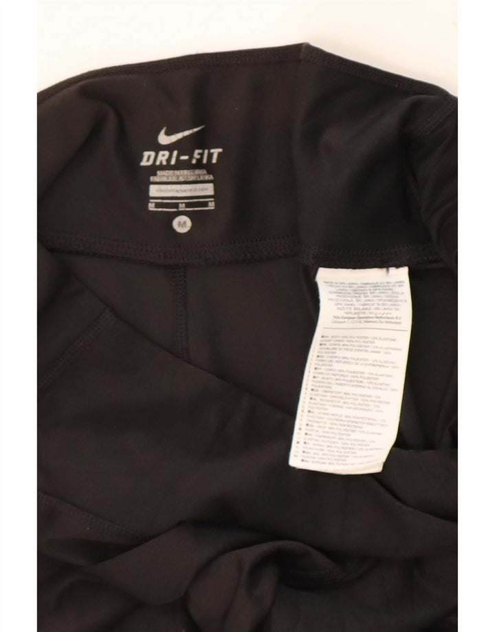 Damskie spodnie dresowe Nike Dri Fit UK 14, średni czarny poliester