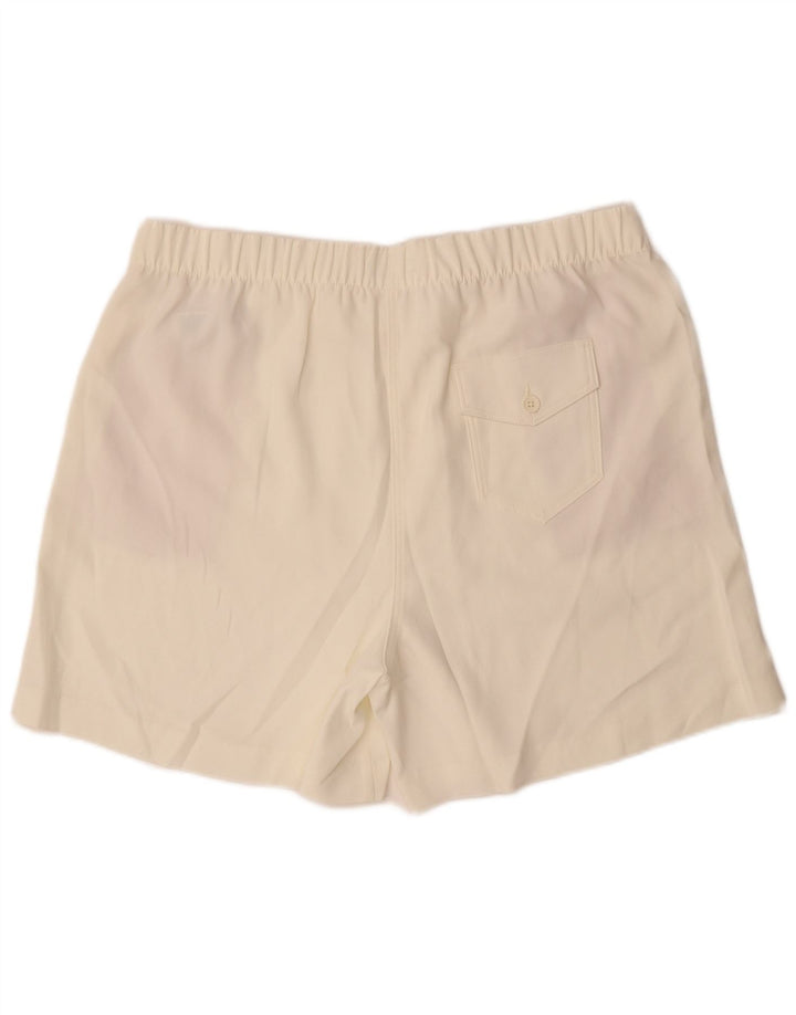 Marks & Spencer Damskie spodenki Chino UK 18 XL W38 Złamana biel Poliester