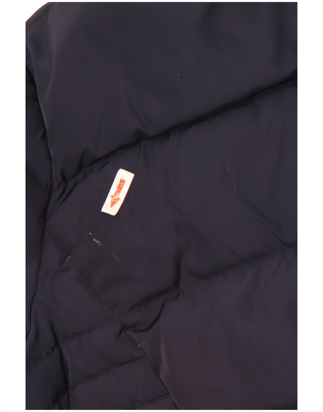 Crew Clothing Damska ocieplana kurtka z kapturem UK 16, duża, granatowa, poliester