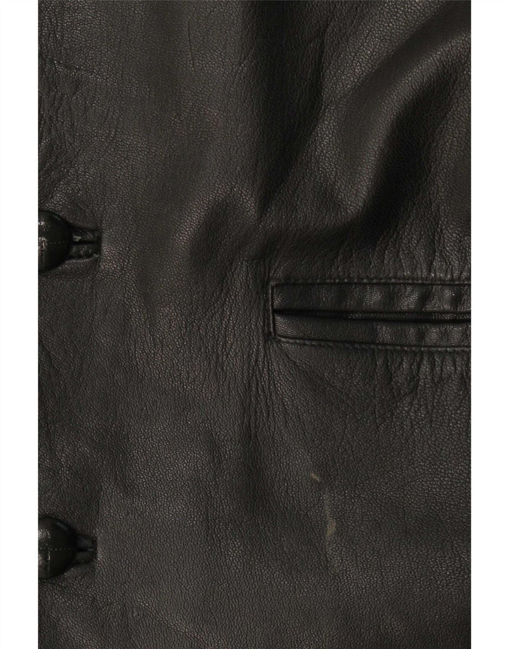Męska kurtka skórzana Milan UK 38 Medium Black Classic