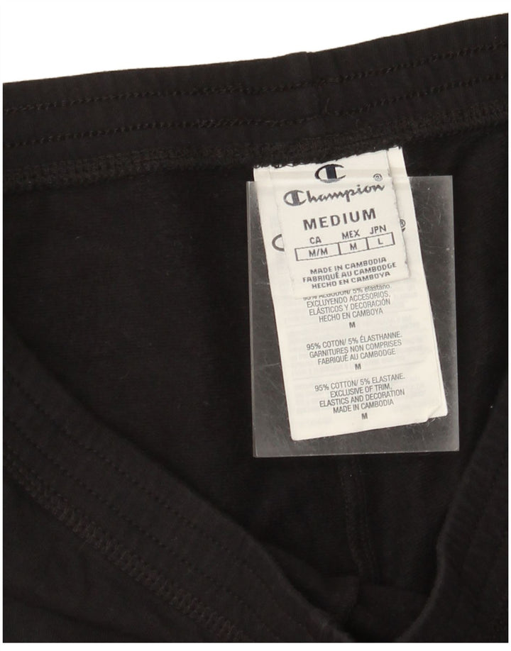 Damskie legginsy Champion Graphic UK 14, średnie, czarne, bawełniane