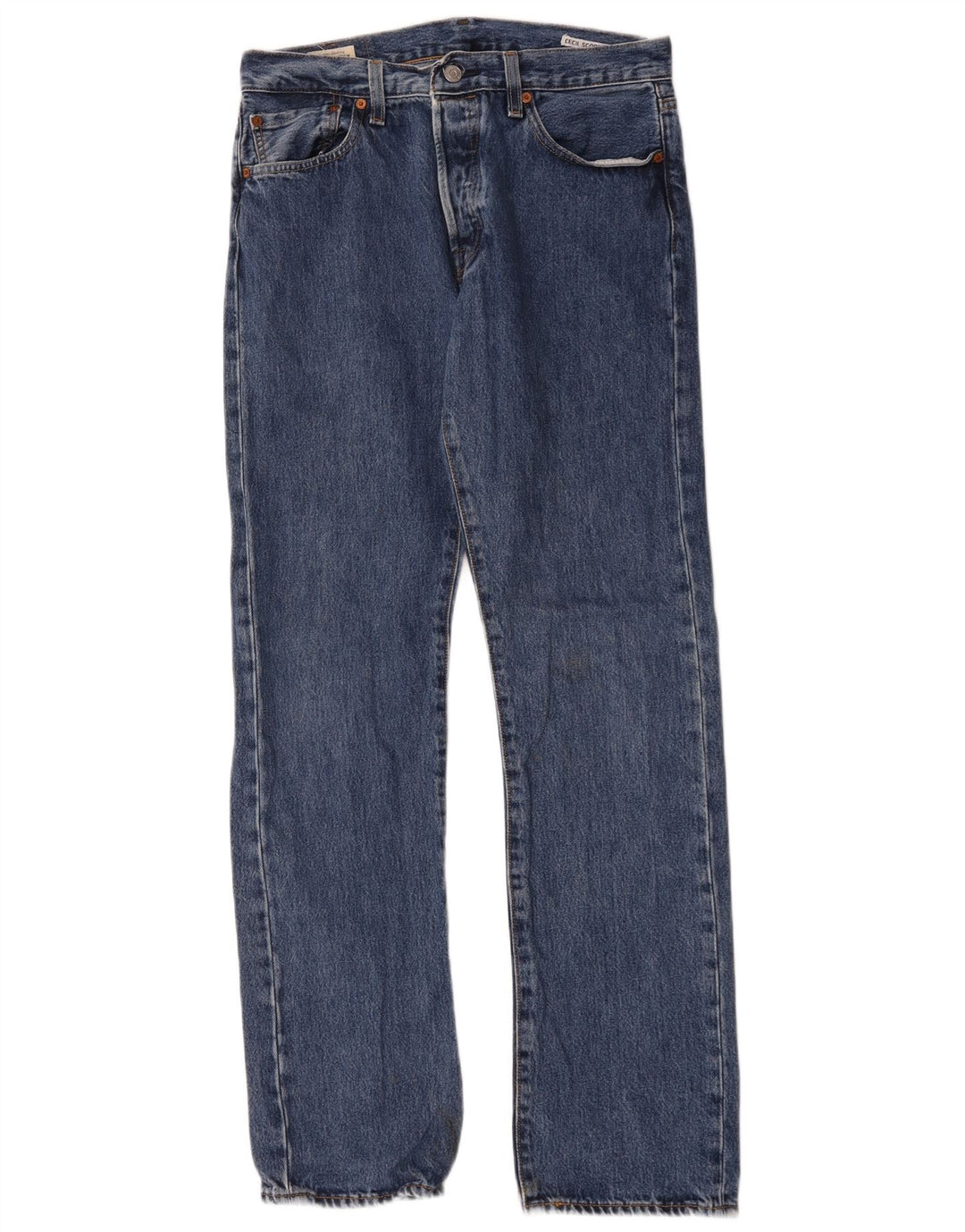 Męskie jeansy Levi's 501 Straight W32 L34 Niebieskie bawełniane