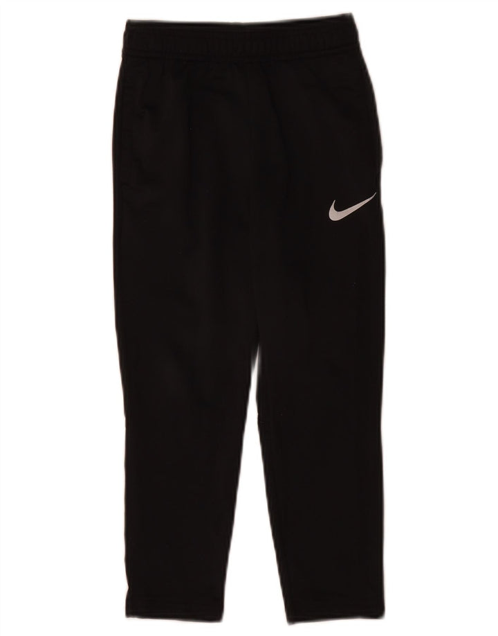 Chłopięce spodnie dresowe Nike 4-5 lat, małe, czarne, poliestrowe