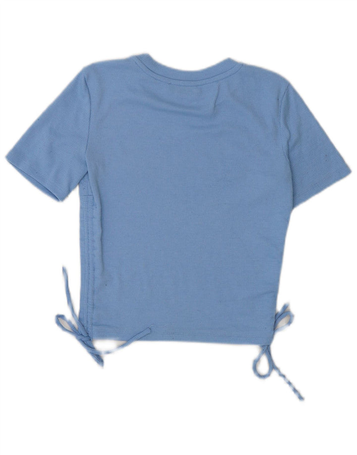 Damska krótka koszulka Zara Top UK 10 Small Blue