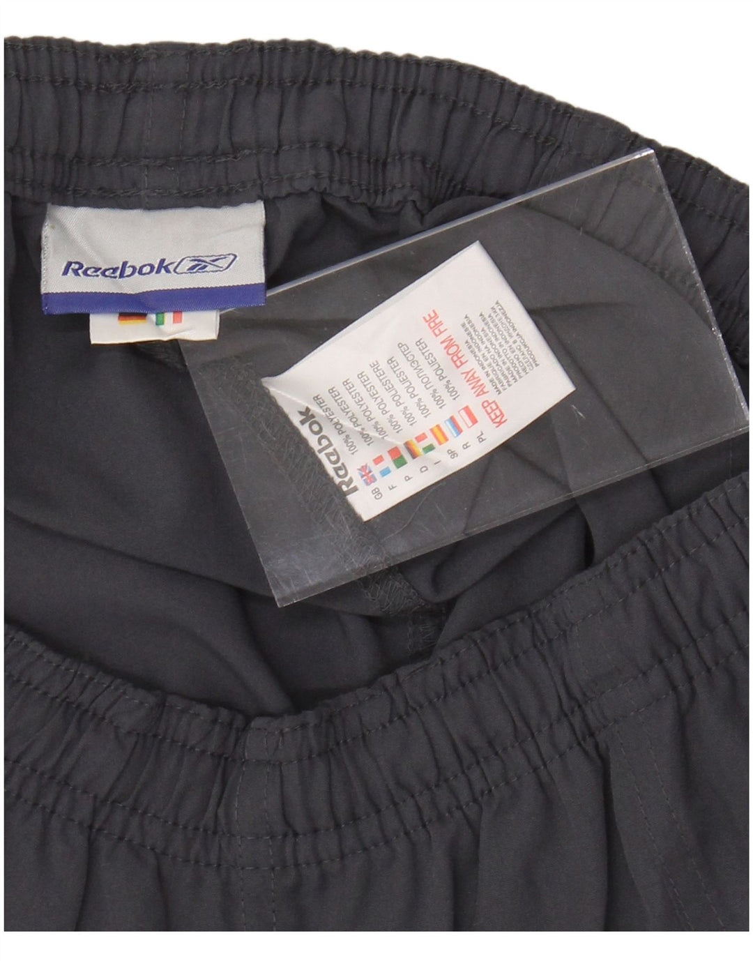 Damskie spodenki sportowe REEBOK UK 8, małe, szary poliester