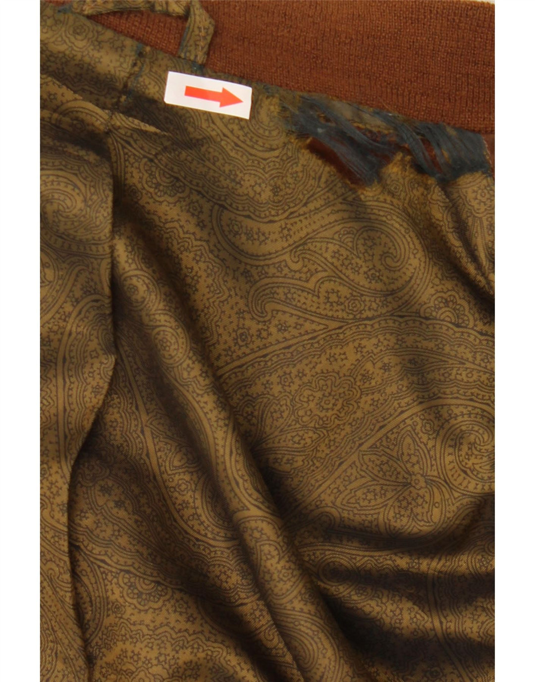 Vintage męska zamszowa kurtka bomber IT 54 2XL brązowa skóra