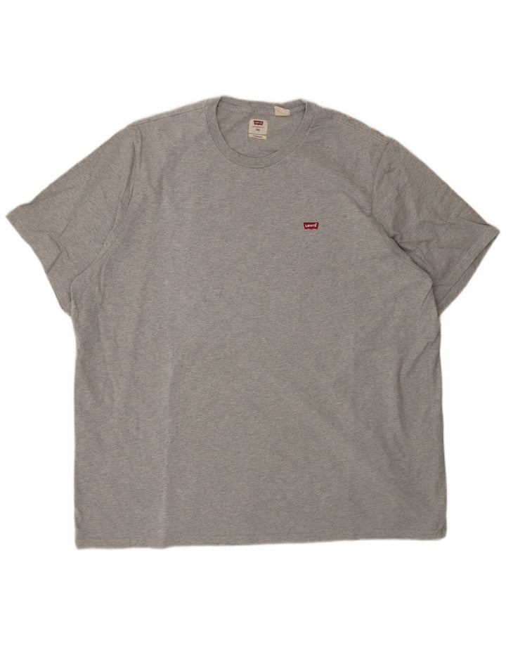 Męska koszulka standardowa Levi's Top 2XL, szara bawełna