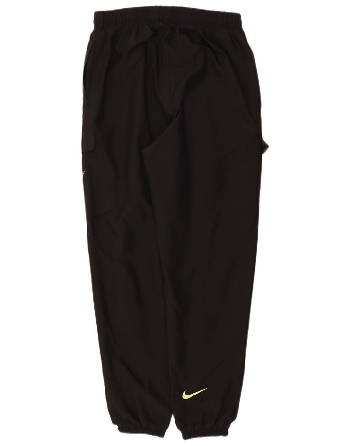 Męskie spodnie dresowe Nike Graphic Cargo, duże, czarne, poliestrowe