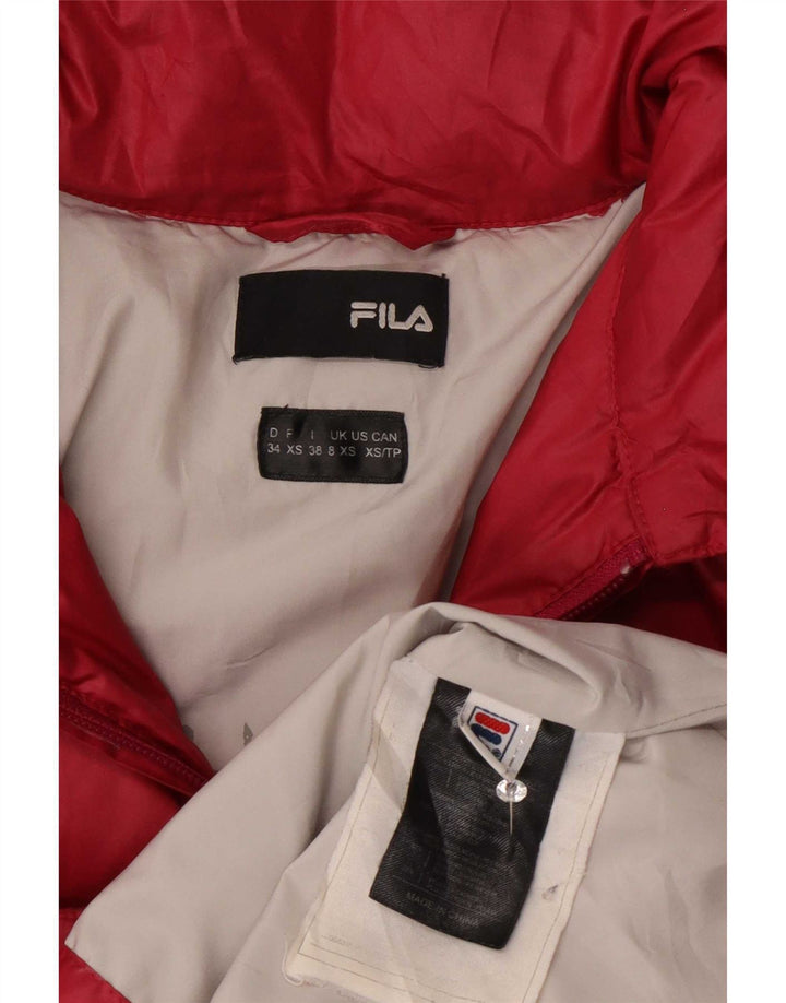Damska ocieplana kurtka Fila UK 8 Small Pink Polyester
